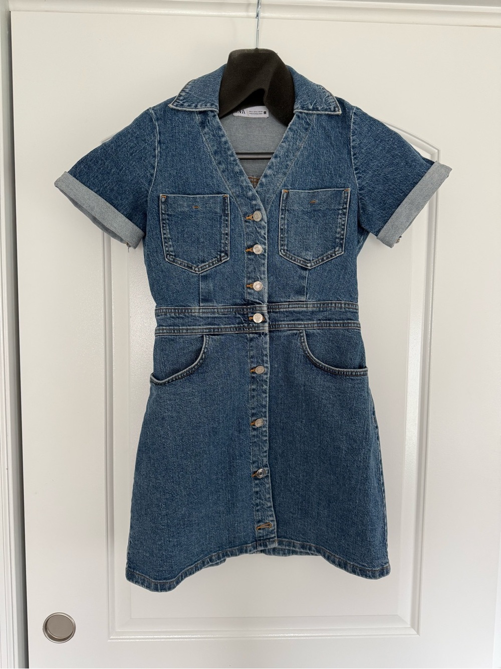 Zara Denim Mini Dress/ Size M